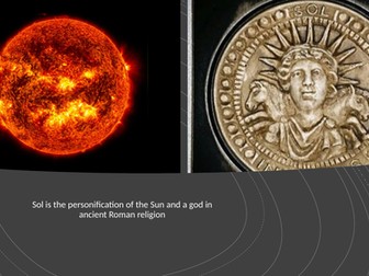 Roman Gods facts and planets