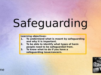 Safeguarding Activity PowerPoint