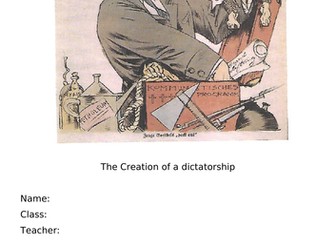 Booklet - The Creation of a Dictatorship - Weimar and Nazi Germany