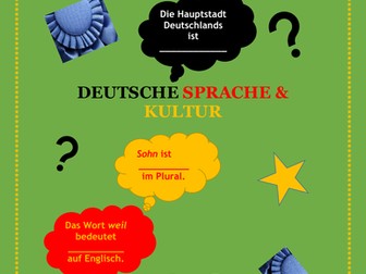 German Quiz Pack - 5 Quizspiele - Sprache & Kultur