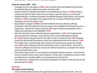 OCR A Level History Civil Rights Revision