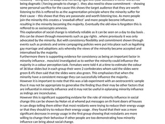 psychology minority influence essay