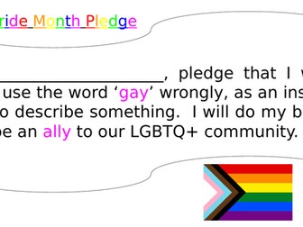 Pride Month 2024 Pledge