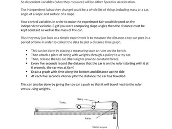 Revision - iGSCE Edexcel Physics- Specification breakdown 2022 and notes