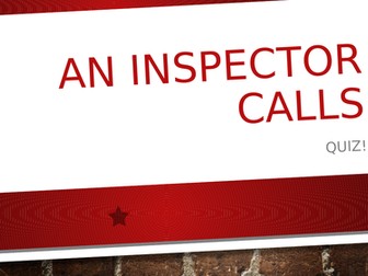 'An Inspector Calls' Quiz