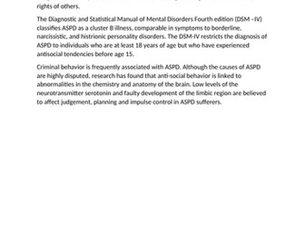 Edexcel IAL Psychology Unit 3 Criminological Psychology (Theories and Study Evaluations)