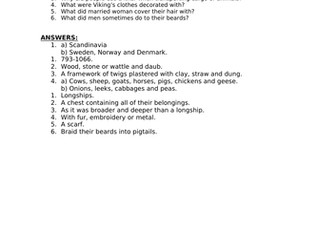 Comprehension: 'How to be a Viking in 13 Easy Stages'