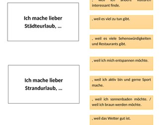 Wo machst du lieber Urlaub?