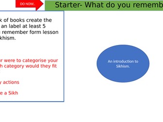 KS3 Sikhism- Background to Key Beliefs Part 1