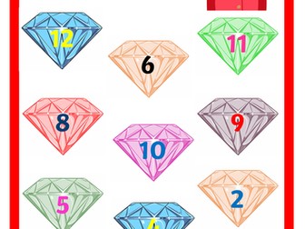 Queen's Jubilee Maths Game EYFS