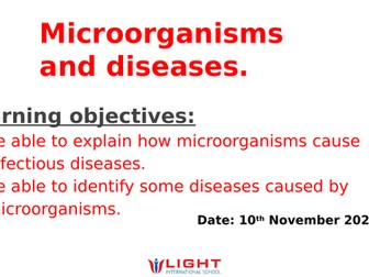 Microorganisms and diseases