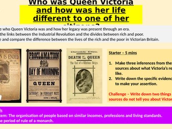 Jack the Ripper/Victorian Britain - Year 8 lesson bundle