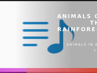 animals of the rainforest