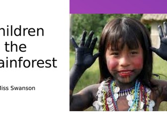 children in the rainforest