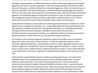 WJEC A2 Sport Psychology