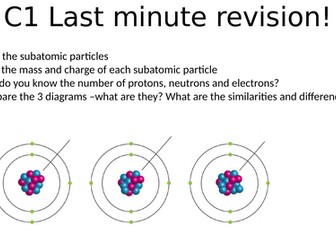 C1 last minute revision
