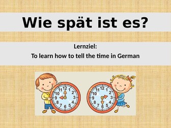 Y8 German - Wie spaet ist es?
