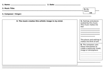 Year 8 History of Music (listening)