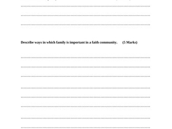 GCSE RS Exam Practice (Eduqas spec)