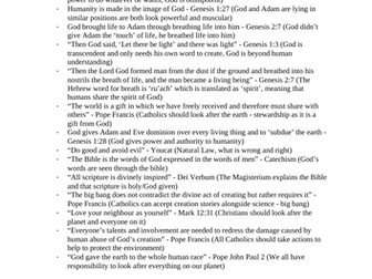 Catholic Christianity key quotes GCSEAQA