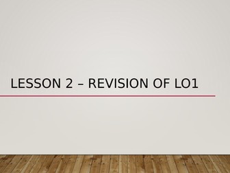 Cambridge Nationals Sports Studies revision resources