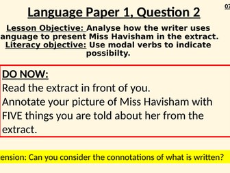 Miss Havisham AQA Paper 1 Question 2