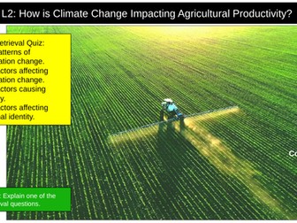 Climate Change Agriculture AQA