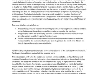 A* A level Rebecca notes and essays