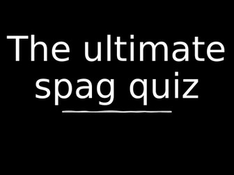 SPaG quiz Year 5 KS2