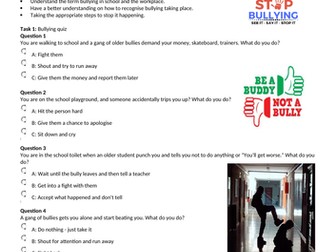 Bullying - PSHE - Year 7