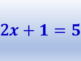 Two Step Linear Equations (PowerPoint).