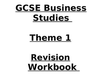 Edexcel Theme 1 revision workbook