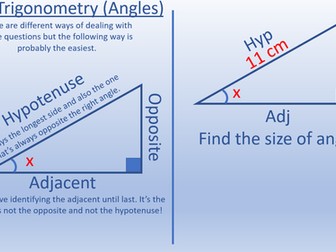 Basic Trigonometry - Angles (Animated PowerPoint).