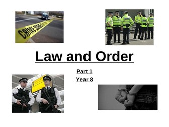 Law and order 2 part lesson