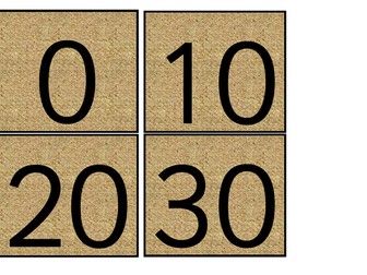 Natural Numbers for Numeracy Display