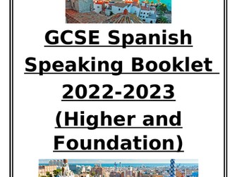 NEW GCSE Spanish Speaking Booklet