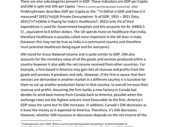 Macro Economics Research Task