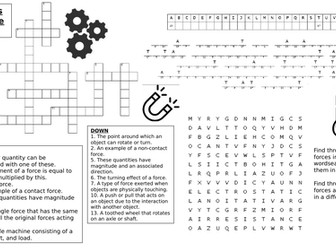 Forces in Balance Revision Puzzle