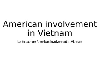 American Involvement in Vietnam