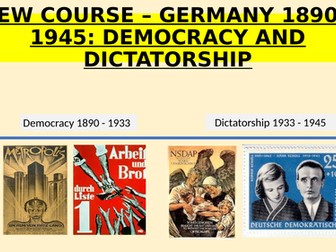 Unit 1: AQA GCSE Democracy and dictatorships Germany (Weimar)