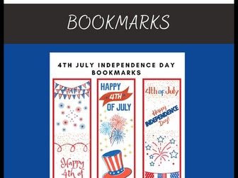 4th of July/Independence Day of USA)  - Bookmarks