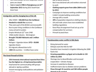 Geography Globalisation Casestudies
