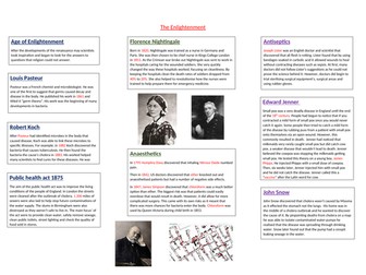 the Enlightenment- Medicine through time