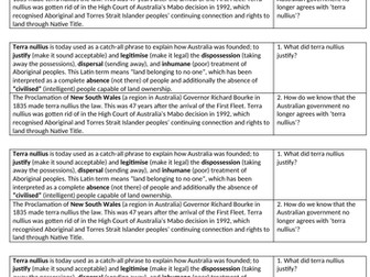 Why did the British colonise Australia?