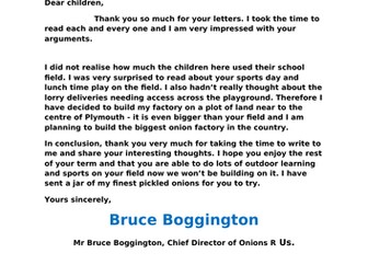 Persuasive writing year 1 and 2