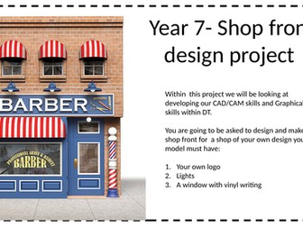 Shop front project year 7