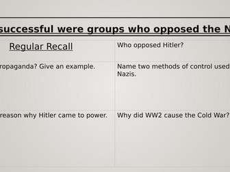 Nazi defeat of opposition