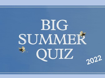 Big Summer Quiz 2022