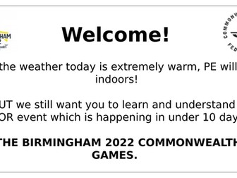 Commonwealth Games 2022 Info & Quiz