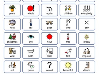 Year 2 Common Exception Words